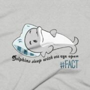 Dolphin Fact Clothing Design - Athletic Heather