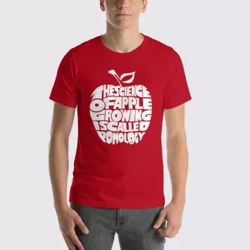 Apple Fact Men's T-Shirt - Red