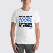 Boyfriend Material Men's T-Shirt - White