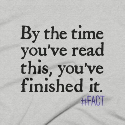 By The Time You've Read This... Clothing Design - Athletic Heather
