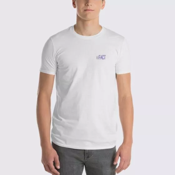 The Fact Shop Pocket Logo Men's T-Shirt - White