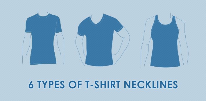 6 Types Of T Shirt Necklines The Fact Shop
