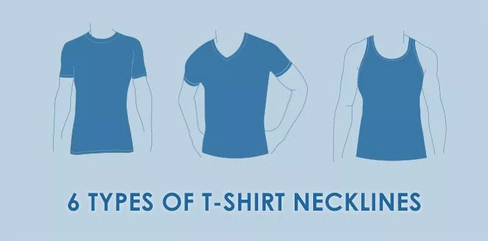 6 Types of T-Shirt Necklines