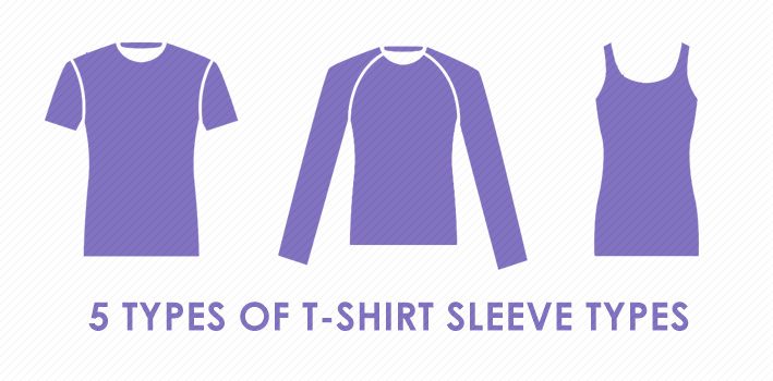 5 Types Of T Shirt Sleeve Types The Fact Shop