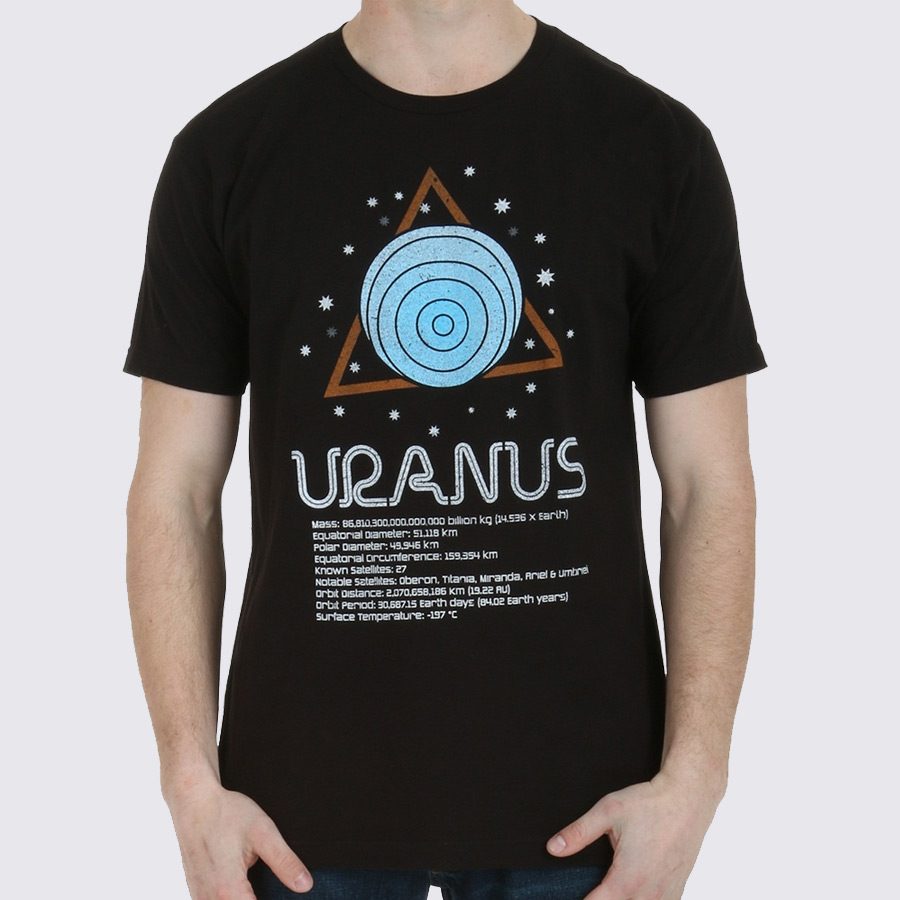 Uranus Planet Facts Men's T-Shirt | The Fact Shop