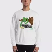 Snakes Do Not Blink - Unisex Sweatshirt - White