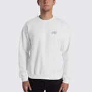 The Fact Site #FACT Logo - Unisex Sweatshirt - White