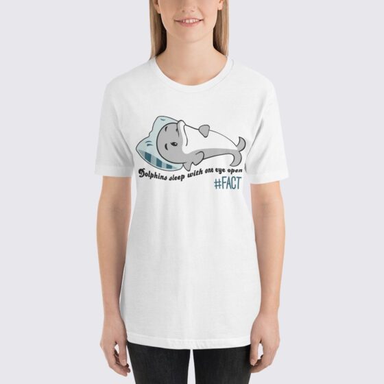 Dolphin Fact Women's T-Shirt - White