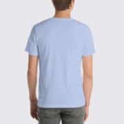 BC3001 T-Shirt - Back Image - Heather Blue
