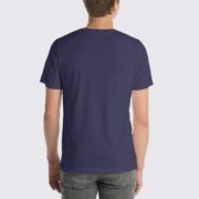 BC3001 T-Shirt - Back Image - Heather Midnight Navy
