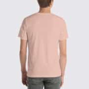 BC3001 T-Shirt - Back Image - Heather Prism Peach