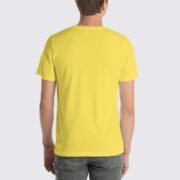 BC3001 T-Shirt - Back Image - Yellow