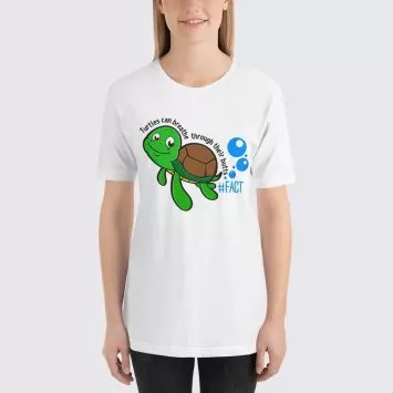 Turtle Fact Women's T-Shirt - White