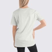 BC3001 Womens T-Shirt - Back Image - Ash