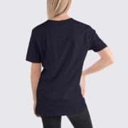 BC3001 Womens T-Shirt - Back Image - Navy