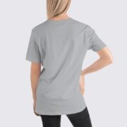 BC3001 Womens T-Shirt - Back Image - Silver