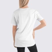BC3001 Womens T-Shirt - Back Image - White