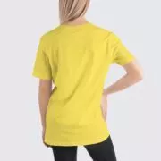 BC3001 Womens T-Shirt - Back Image - Yellow