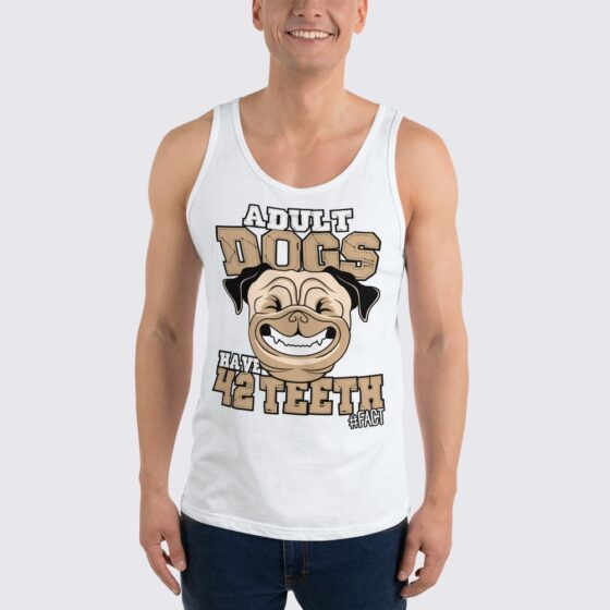 Dog Fact - Unisex Tank Top - White