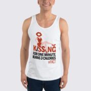 Kissing Fact - Unisex Tank Top - White