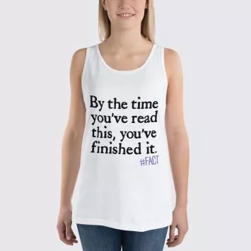 By The Time You've Read This - Women's Tank Top - White