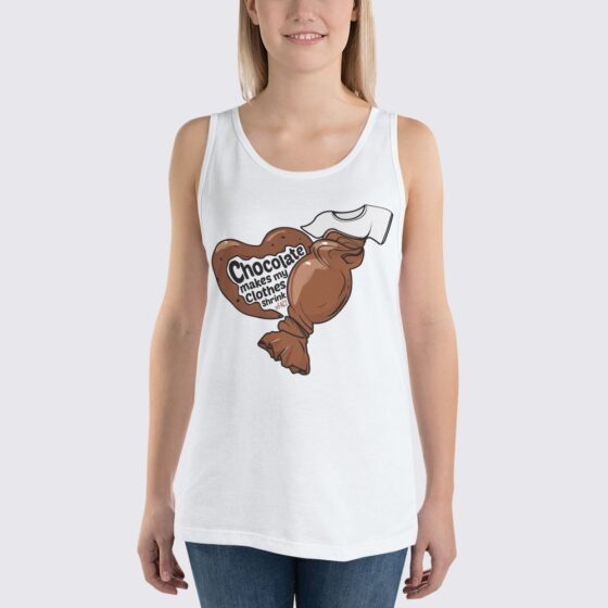Chocolate Fact - Women's Tank Top - White