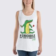 Crocodile Fact - Women's Tank Top - White