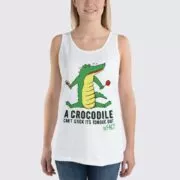 Crocodile Fact - Women's Tank Top - White