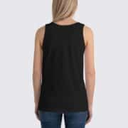 BC3480 Womens Tank Top - Back Image - Black