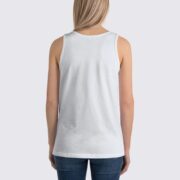 BC3480 Womens Tank Top - Back Image - White