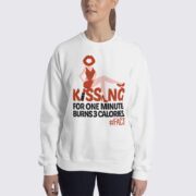 Kissing Fact - Women's Sweatshirt - White