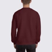 Gidlan 18000 Sweatshirt - Back Image - Maroon