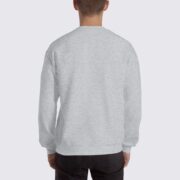 Gidlan 18000 Sweatshirt - Back Image - Sport Grey