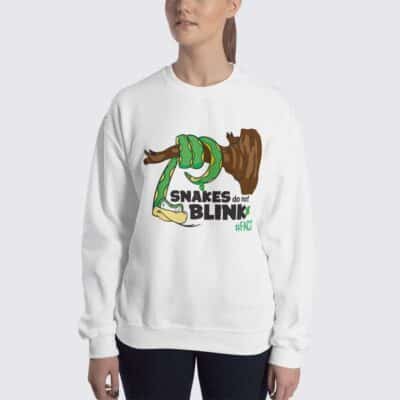Snake Fact - Women's Sweatshirt - White