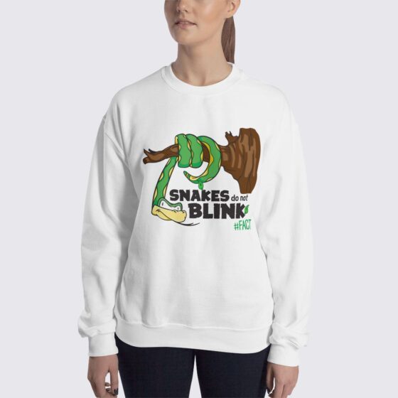 Snake Fact - Women's Sweatshirt - White