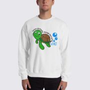 Turtle Fact - Men's Sweatshirt - White