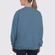 Gidlan 18000 Women's Sweatshirt - Back Image - Indigo Blue