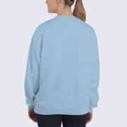 Gidlan 18000 Women's Sweatshirt - Back Image - Light Blue