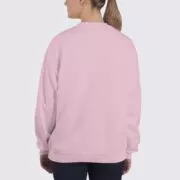 Gidlan 18000 Women's Sweatshirt - Back Image - Light Pink