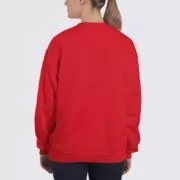 Gidlan 18000 Women's Sweatshirt - Back Image - Red