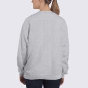 Gidlan 18000 Women's Sweatshirt - Back Image - Sport Grey