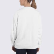 Gidlan 18000 Women's Sweatshirt - Back Image - White
