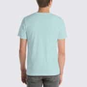 BC3001 T-Shirt - Back Image - Heather Prism Ice Blue