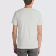 BC3001 T-Shirt - Back Image - Silver