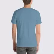 BC3001 T-Shirt - Back Image - Steel Blue