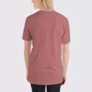 BC3001 Women's T-Shirt - Back Image - Mauve