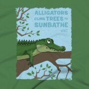 Alligator Clothing Design #FACT - Close Up - Leaf Green