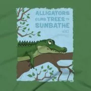 Alligator Clothing Design #FACT - Close Up - Leaf Green