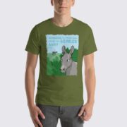 Men's Donkey #FACT T-Shirt - Olive Green