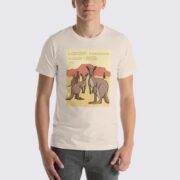 Men's Kangaroo #FACT T-Shirt - Soft Cream